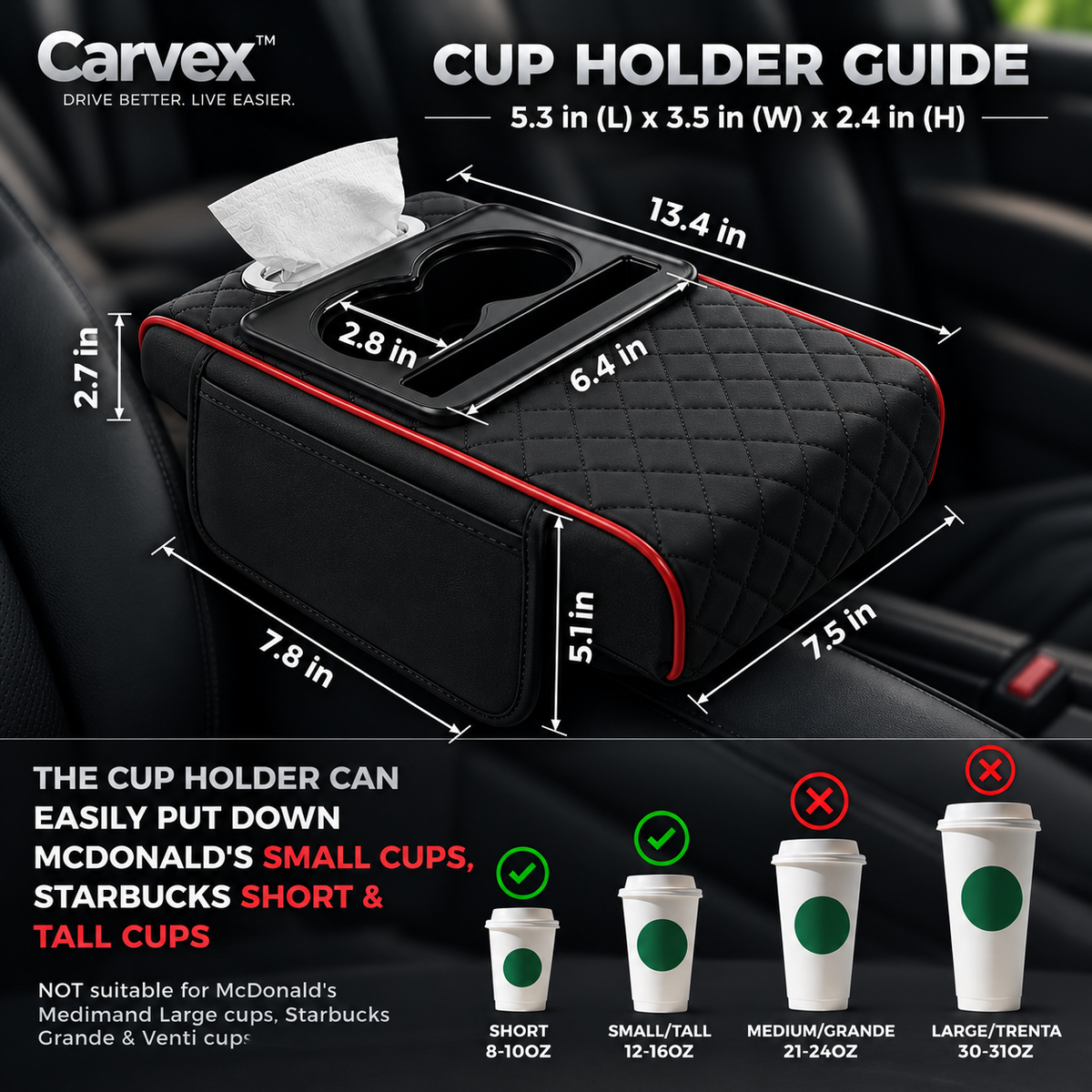 Carvex™ – 5-in-1 Multi-Function Armrest Cushion