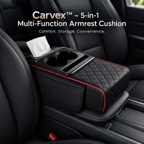 Carvex™ – 5-in-1 Multi-Function Armrest Cushion