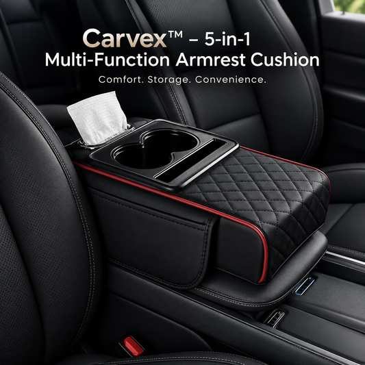 Carvex™ – 5-in-1 Multi-Function Armrest Cushion